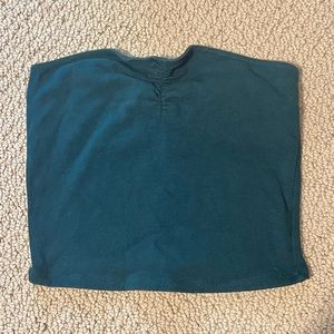 PacSun tube top crop top emerald green size medium